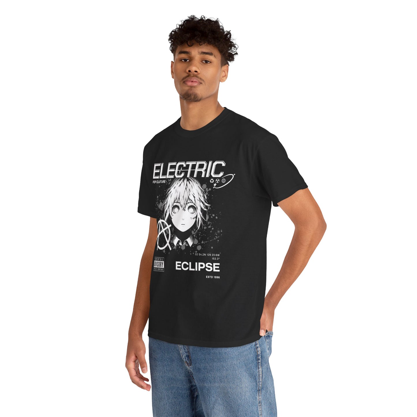 Unisex Cotton Tee | Electric Eclipse