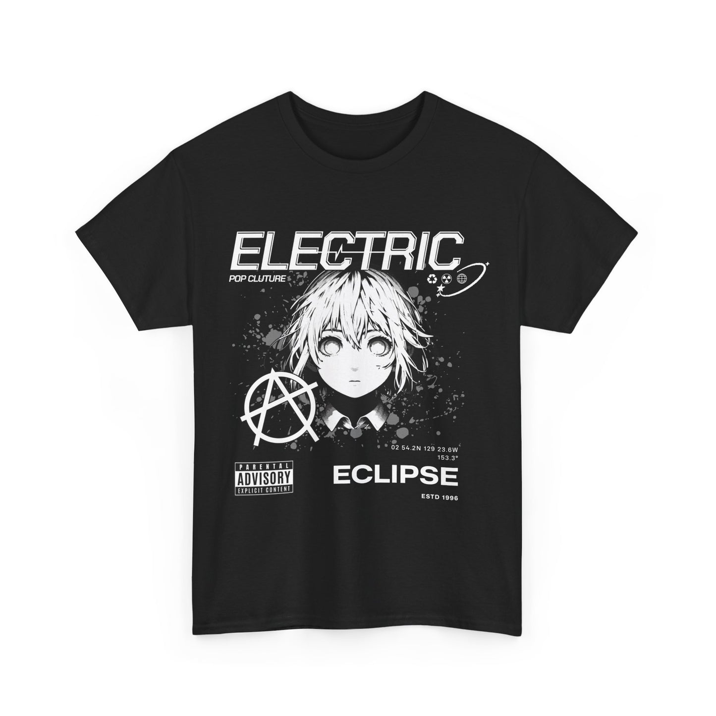 Unisex Cotton Tee | Electric Eclipse 