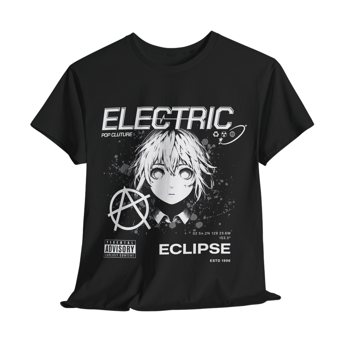 Unisex Cotton Tee | Electric Eclipse