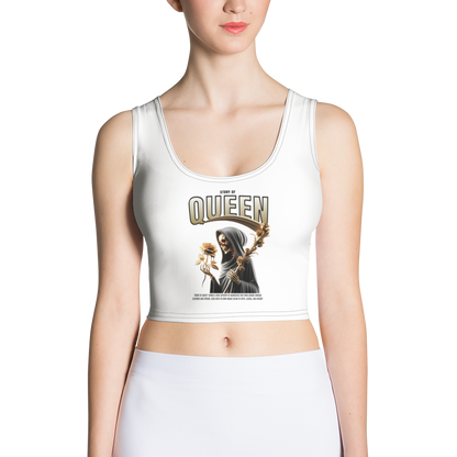 Polyester Crop Top | Queen