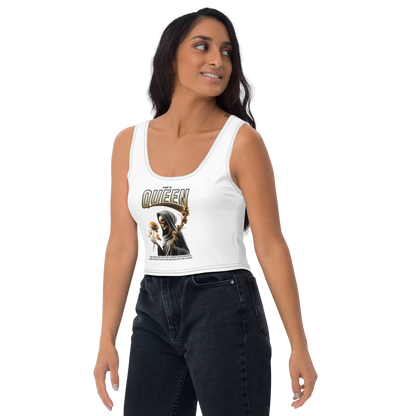 Polyester Crop Top | Queen