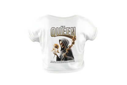 Polyester Crop Top | Queen